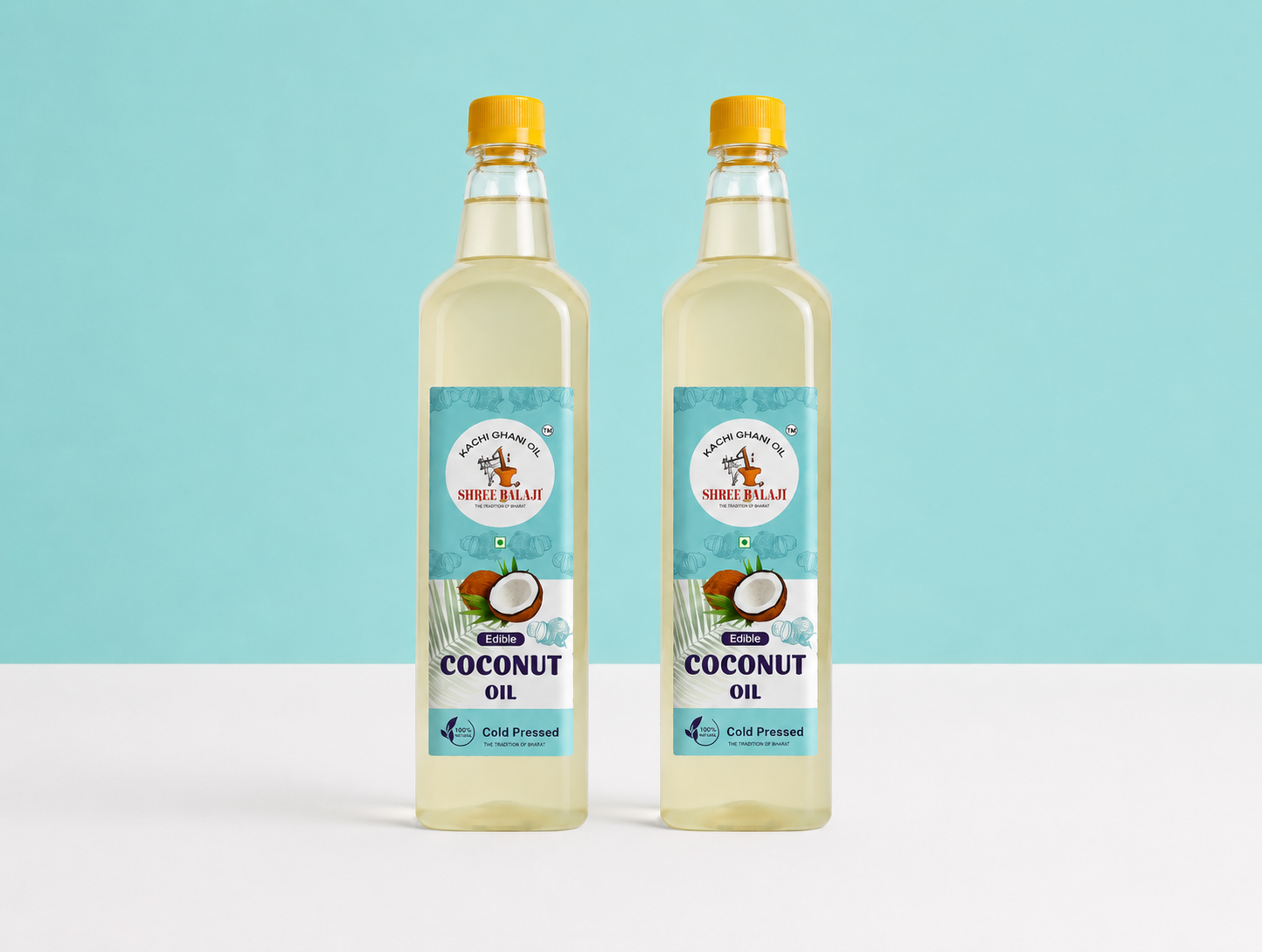 Wood pressed Coconut oil
