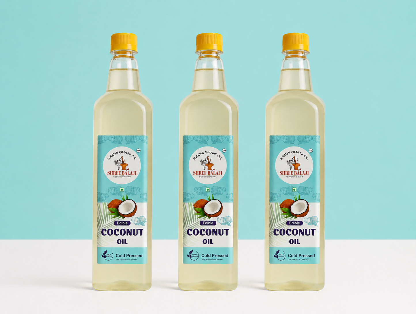 Wood pressed Coconut oil