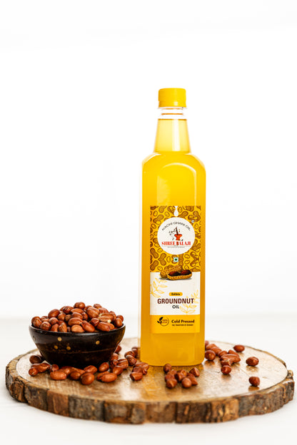 Wood pressed Groundnut oil