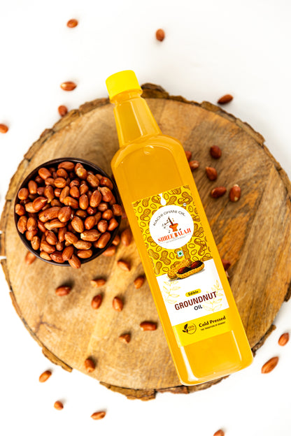 Wood pressed Groundnut oil