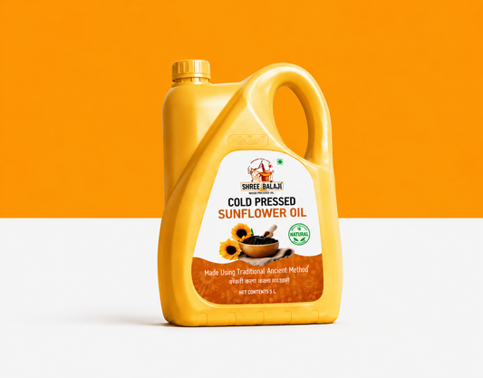 Wood pressed Sunflower oil