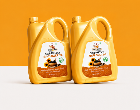 Wood pressed Sunflower oil