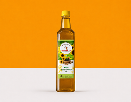 Wood pressed Sunflower oil
