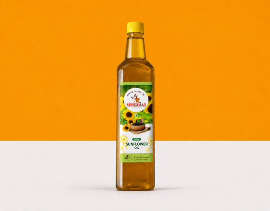 Wood pressed Sunflower oil