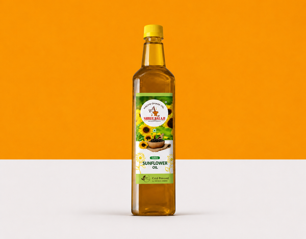 Wood pressed Sunflower oil