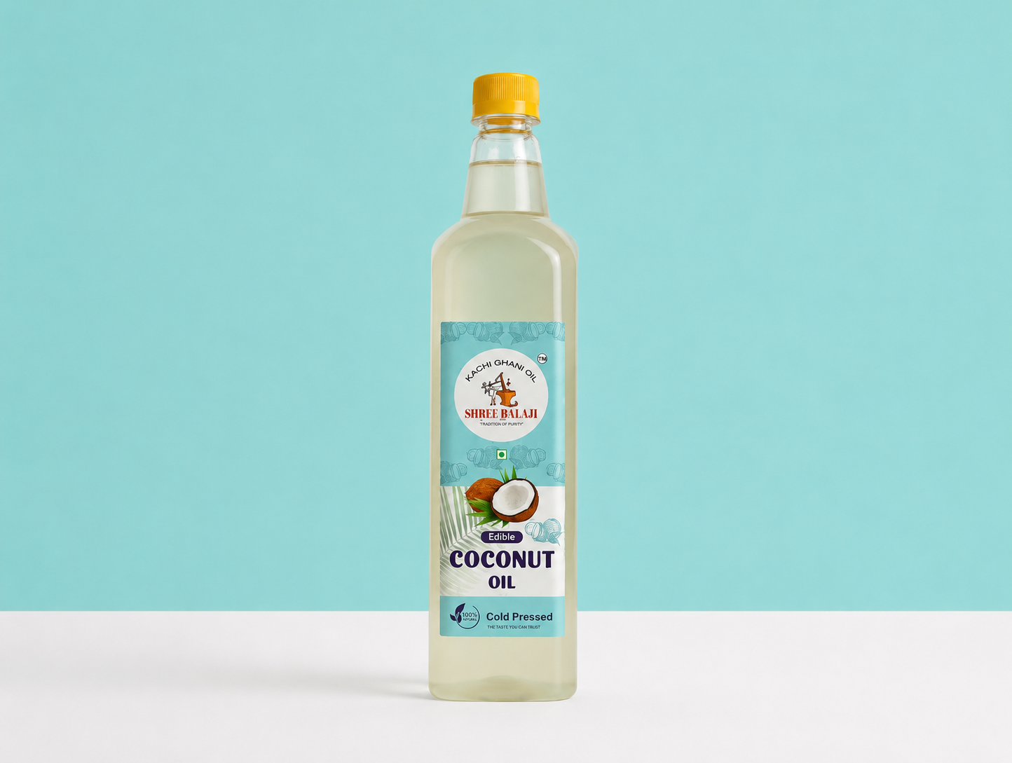 Wood pressed Coconut oil