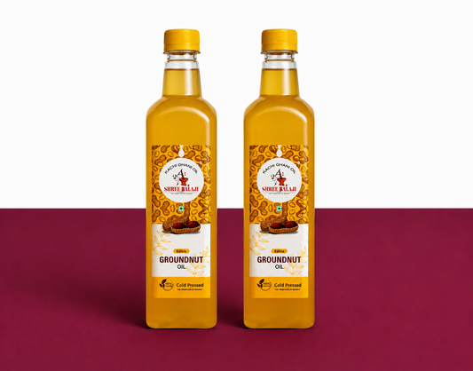 Wood pressed Groundnut oil