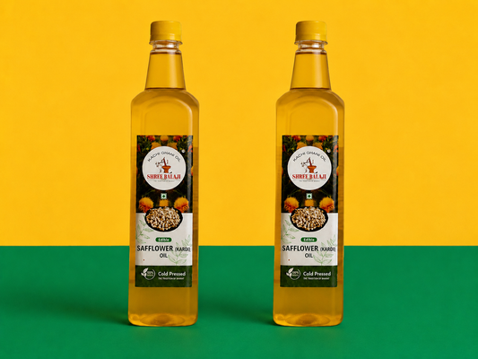Wood pressed Safflower oil