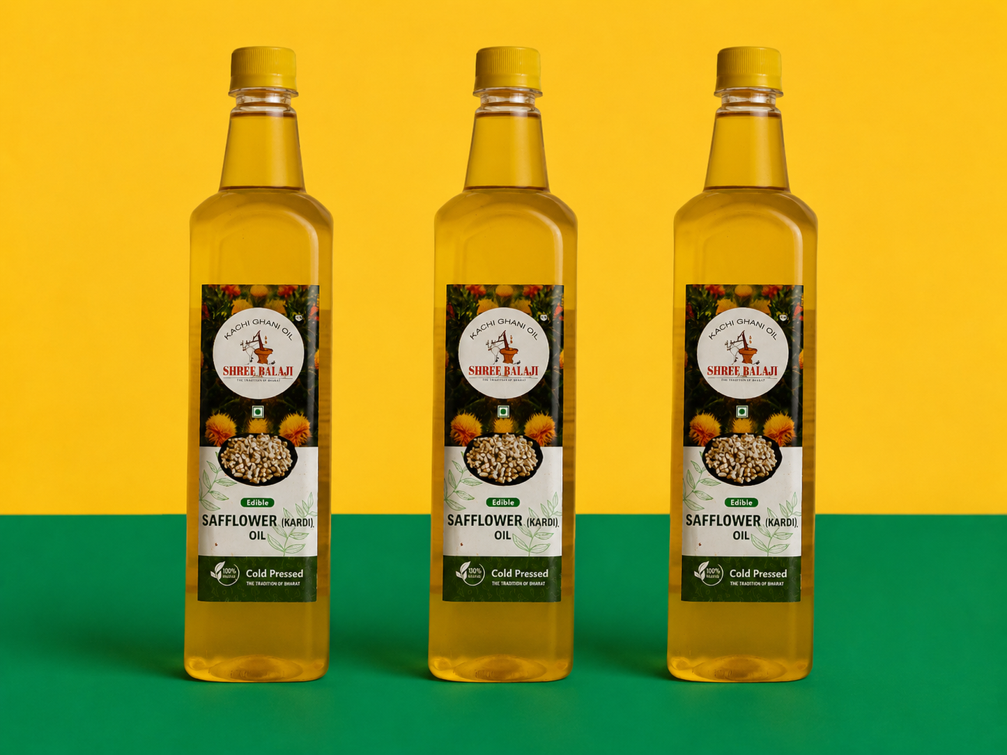 Wood pressedSafflower oil