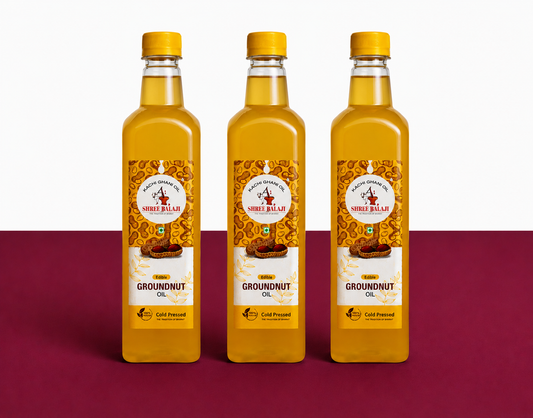 Wood pressed Groundnut oil