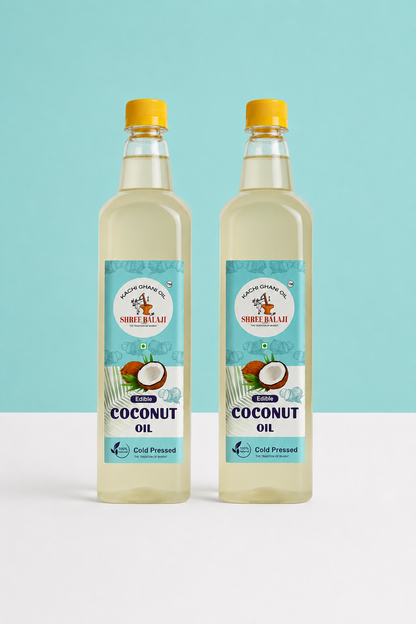 Wood pressed coconut oil