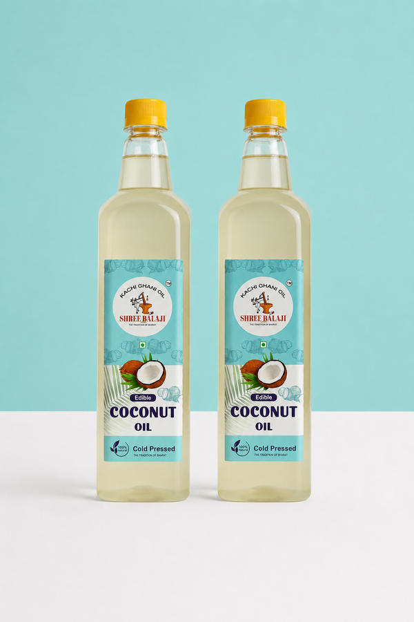 Wood pressed coconut oil