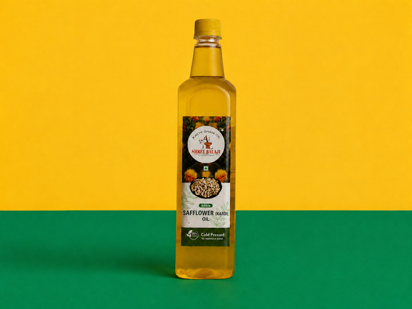 Wood pressed Safflower oil