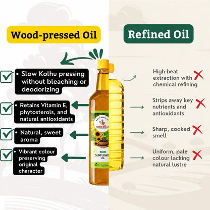 Wood pressed Sunflower oil-1L