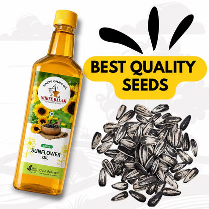 Wood pressed Sunflower oil-1L