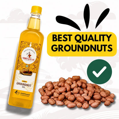 Wood pressed Groundnut oil-1L